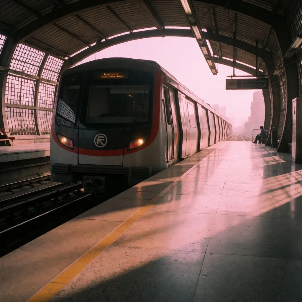Cairo metro station platform